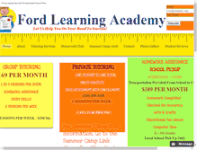 Tablet Screenshot of fordlearningacademy.com